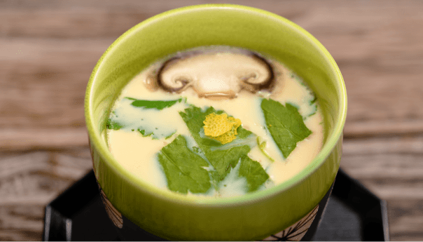 茶碗蒸し　Steamed Egg Custard